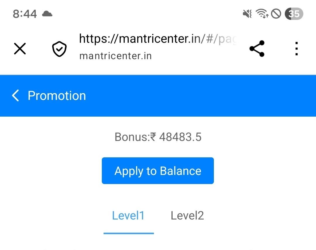 Mantri Mall Promotion Referral Bonus Proof ₹48,483